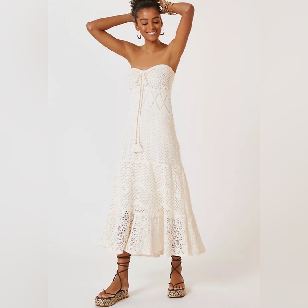Anthropologie Farm Rio Crochet dress